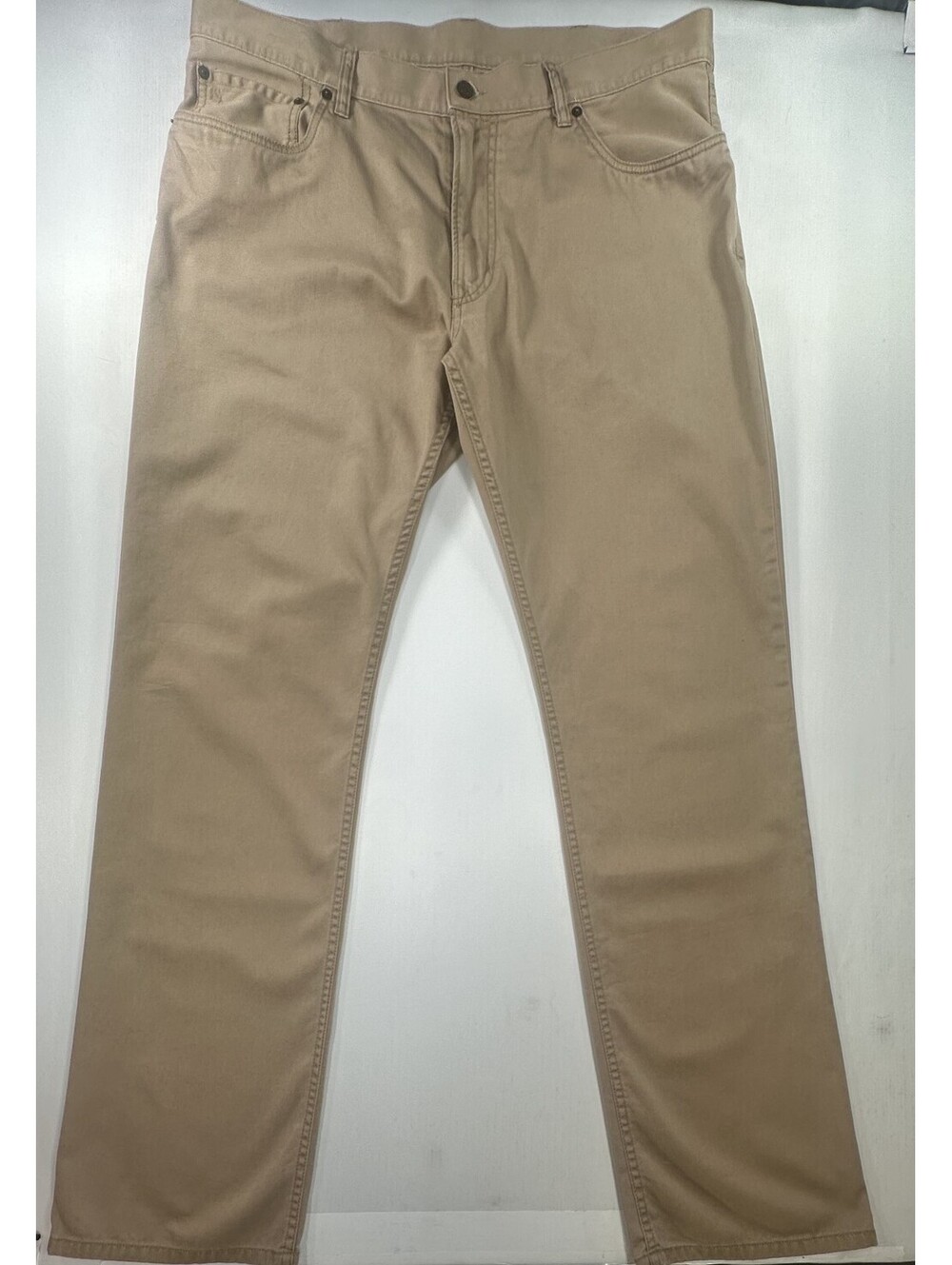 Polo Ralph Lauren Flat Front 5 Pocket Chinos Brown Men 38/34